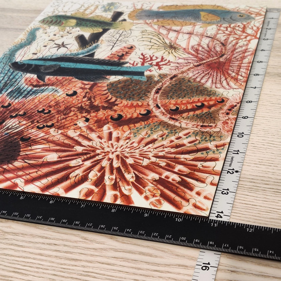 Liberty Puzzle Classic Wooden Jigsaw Puzzle Great Barrier Reef Silver Ed 129 pcs - Picture 16 of 16